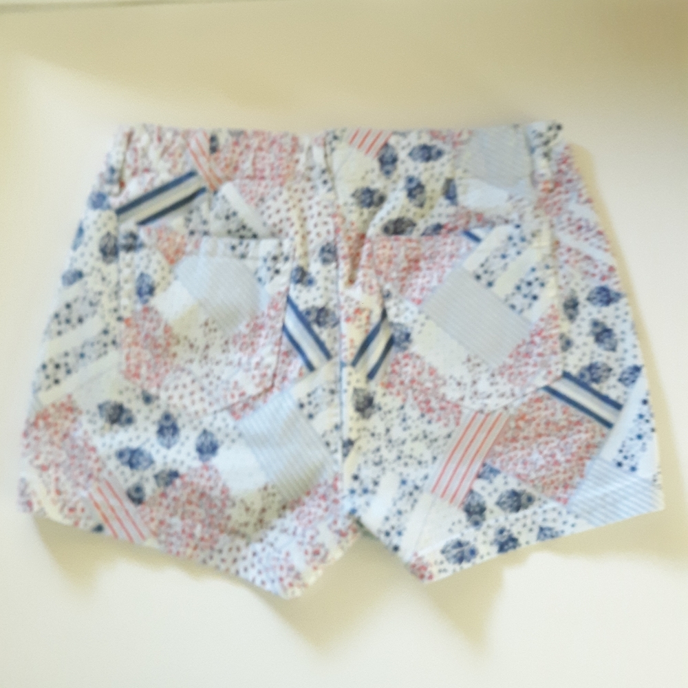 WALLFlower jean shorts patchwork Size 7 - Picture 4 of 6